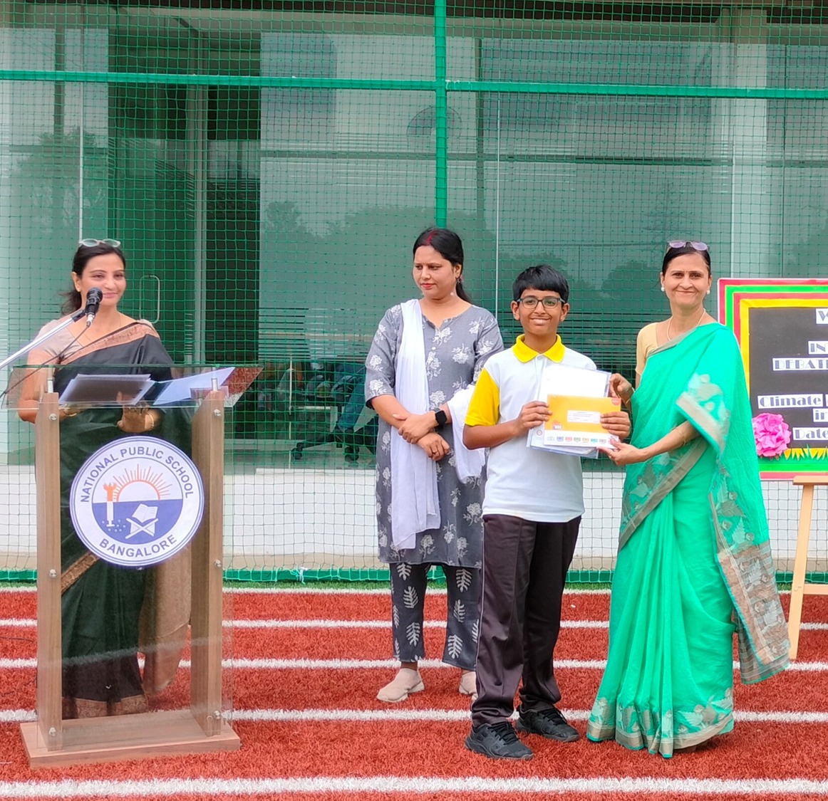 Students using technology or robotics